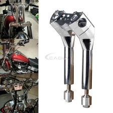 Club Style 1" Pullback Handlebar Riser For Harley Softail Dyna Street Bob Fatboy
