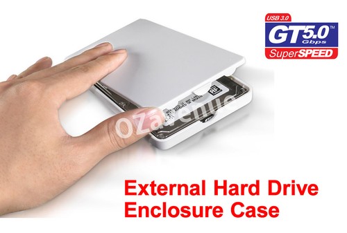 QUALITY 2.5" SATA USB 3.0 EXTERNAL SSD HDD Hard Drive ENCLOSURE CASE - Picture 2 of 14