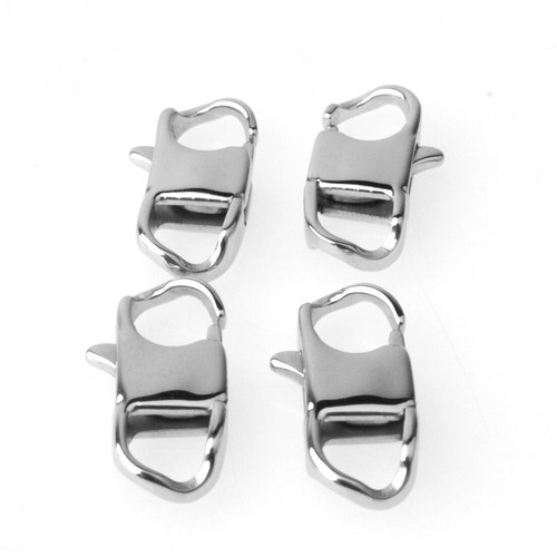 10/20/50/100pcs 22/26/32mmHot Stainless Steel Silver Lobster Clasps DIY Findings - Picture 5 of 6