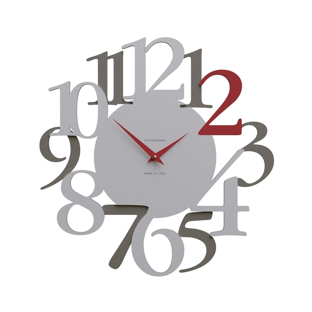 0499 CalleaDesign 掛時計 made in italy CalleaDesign Orologio da parete in legno con numeri dal