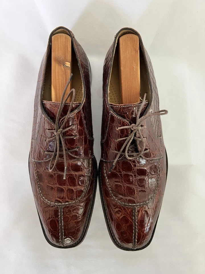 Oxford de cocodrilo genuino de la colección Cole Haan para hombre, EE. UU. 8,5