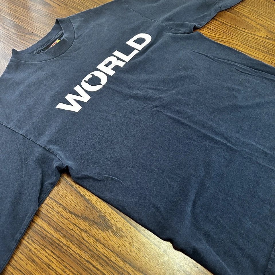 Vintage World Industries T Shirt Mens M Navy Blue Skate Skateboarding Y2K USA - Image 3 of 4