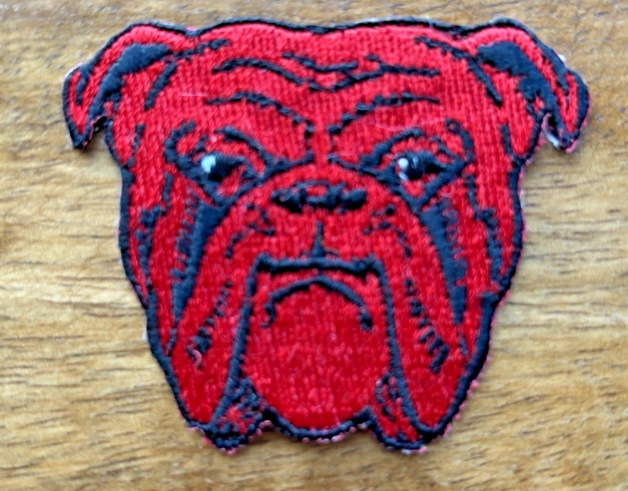 Red Dog Paw Print Patch Tiny Embroidered Iron on Sew on Lot of 12