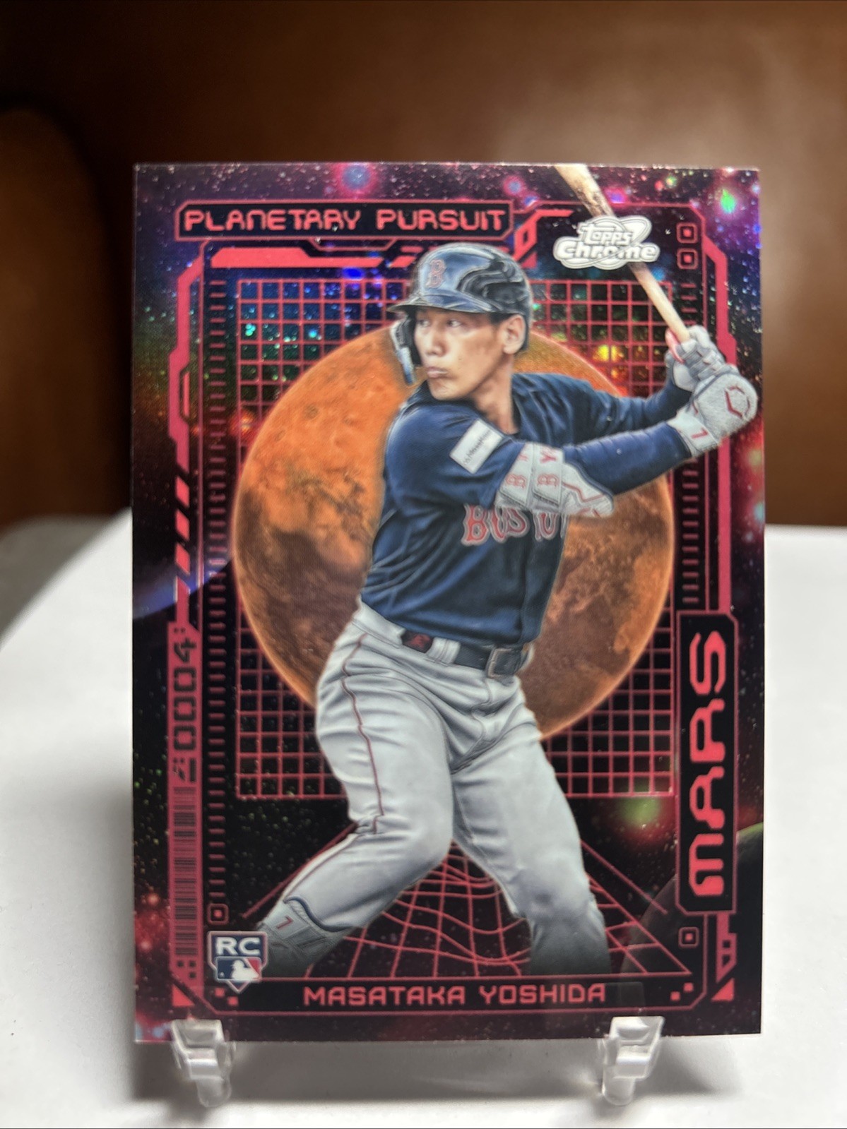 2023 Topps Cosmic Chrome Planetary Pursuit #3 Masataka Yoshida RC Mars