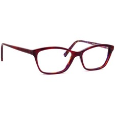 Jean Lafont Eyeglasses Oceane 621 Red Semi Butterfly Frame France 51 15 138