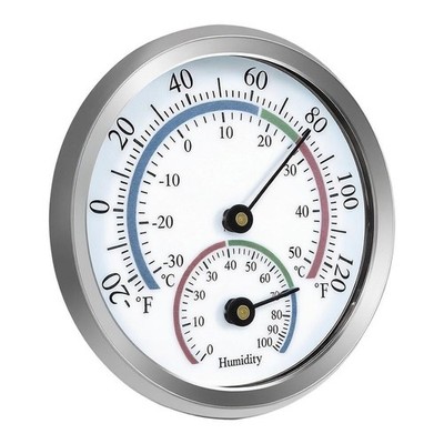 Für Mini Aluminium Thermometer Hygrometer für Kühlschrank Inkubator 20-120F