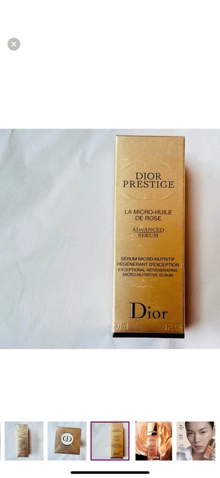 DIOR PRESTIGE $350 LA MICRO-HUILE SUERO AVANZADO NUEVO SELLADO ROSA CAJA NUEVA EN CAJA Foto 3 de 4