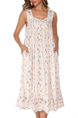 cotton sleeveless house dress Sleeveless House Dresses