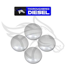 Mr. Gasket 4580 Baby Moon Hub Caps Chrome Set Of 4
