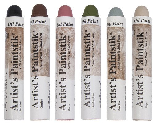 Shiva Oil Paintstik, Colonial Colors, Set of 6