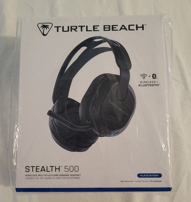 NEW SEALED Turtle Beach Stealth 500 Wireless Gaming Headset For Playstation + PC