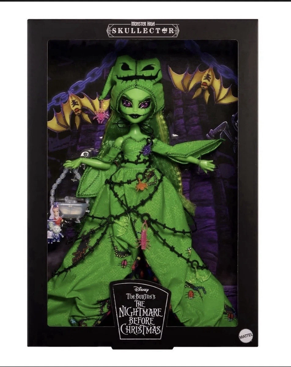 Monster High Skullector Oogie Boogie Muñeca Pesadilla Antes de Navidad PREVENTA