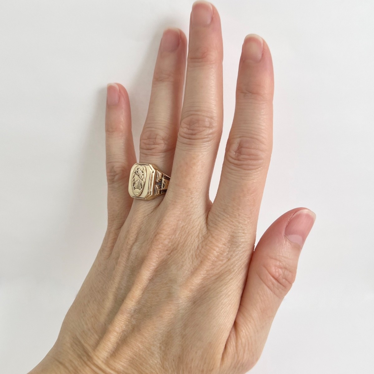 Vintage 1956 EDHS Class Ring 10K Yellow Gold, 7.54 Grams | eBay