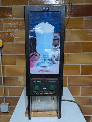 Bunn FMD-2, Powdered Drink Dispenser 120V Black Base, Two Flavors, No Feet