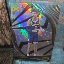 2022-23 Panini Chronicles Draft Picks Revolution Jordan Poole  Astro Michigan 