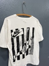 Vintage 90s Nike Wayne Gretzky Hockey White Mens Tee Shirt Small USA Made