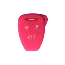 Hot Pink Silicone Rubber Keyless Entry Remote Key Fob Case Skin Cover Protect...