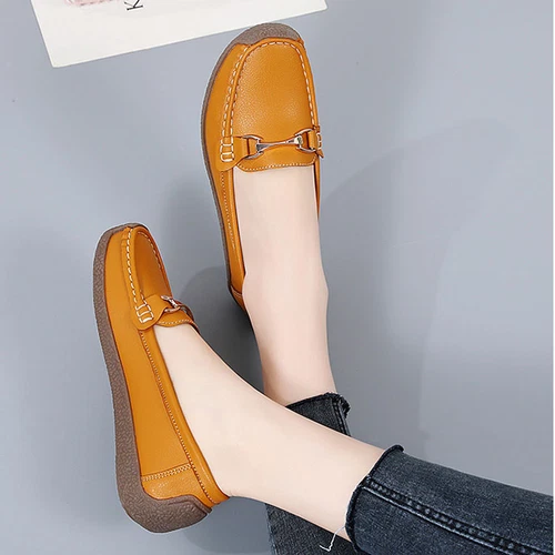 Womens Loafers Mocassin Office Work Flat Slip On Shoes Ladies Casual Shoes Size - Bild 26 von 59