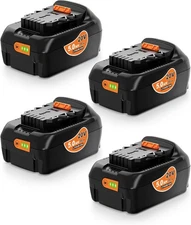 Replacement for Dewalt 20V MAX 5.0 Ah Lithium Ion Battery with USB and USB-C Cha