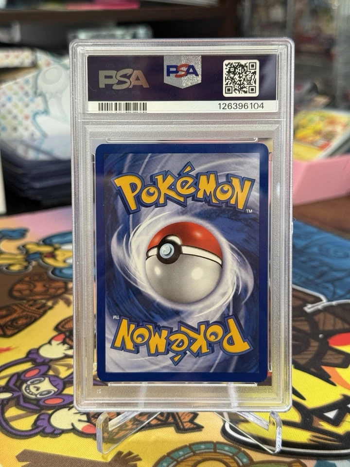 Pokemon PSA 7 NM 2000 Typhlosion 18/111 1st Edition Neo Genesis Holo Card - Image 2 of 2