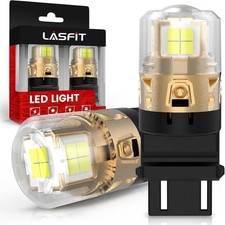 LASFIT 3157 LED Bulb for Reverse Light, 3156 3056 Bubs 3157/3156, White