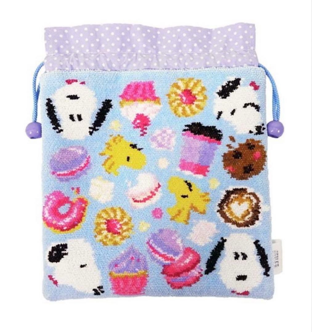 Feiler Snoopy collaboration ruffled drawstring po… - image 2