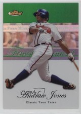 2007 Topps Finest Rookie Moments Green Refractor /199 Andruw Jones #RFM-AJ 7xr
