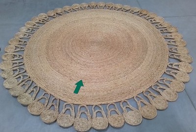 NATURAL 8'-0'' x 8'-0'' Broken Thread Rug, Reduced Price 3172810703 NF163A-8R