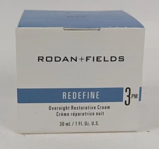 Rodan + Fields REDEFINE 3PM Overnight Restorative Cream 30mL / 1oz NEW Sealed