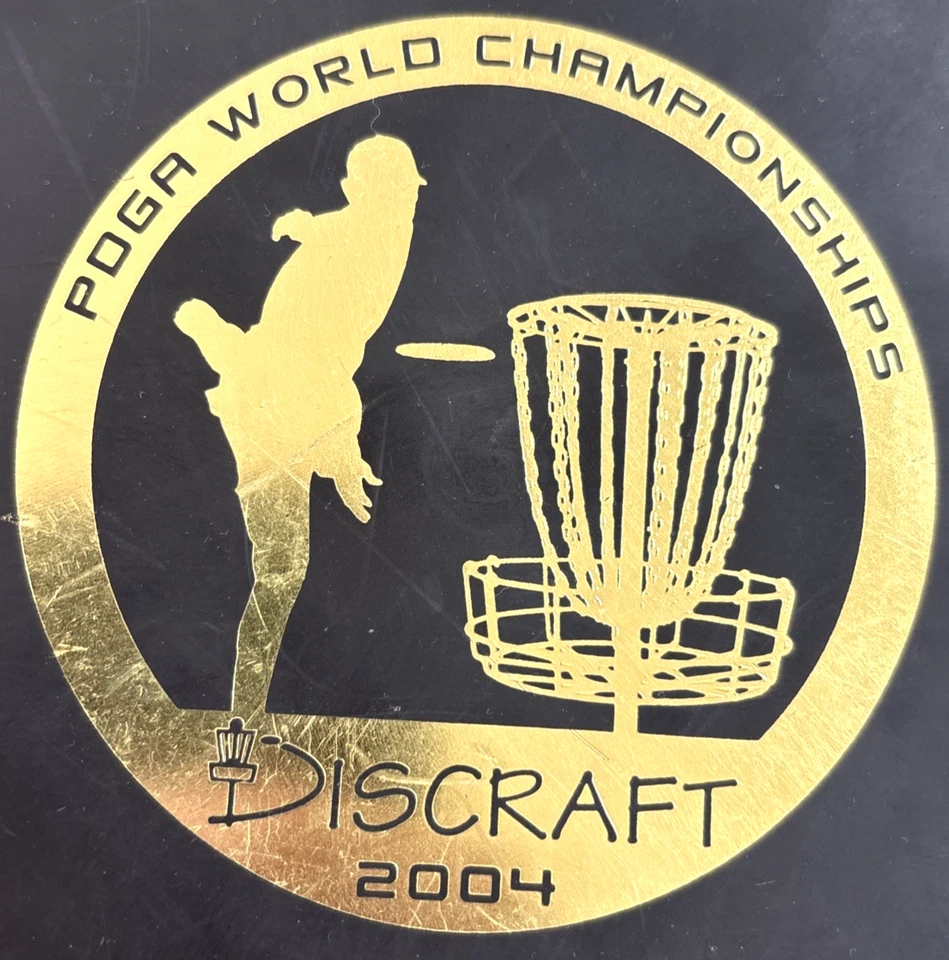 Discraft Elite-X Soft Challenger 2004 Worlds PFN Patent # Wixom Skinny 172g Used - Image 2 of 4