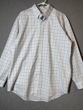 Brooks Brothers Madison Fit Men's 17-35 Non-Iron Supima Cotton Plaid Dress Shirt