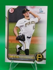 2022 Bowman Draft Paper Base BD-103 Hunter Barco - Pittsburgh Pirates