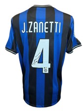 JAVIER ZANETTI SIGNED INTER MILAN 2010 UCL FINAL SHIRT (ACG CERT AG17276)