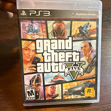 Rockstar Games Grand Theft Auto V GTA 5 PS3 Manual Included Multiplayer NTSC
