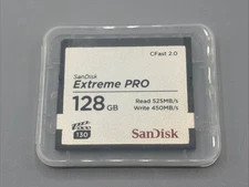 SanDisk Extreme PRO 128GB CFast 2.0 Memory Card 4K Video High Speed 525MBs