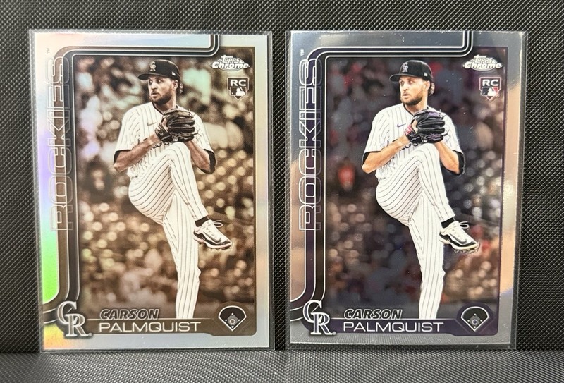 2025 Topps Chrome Update Carson Palmquist Sepia Refractor #USC173
