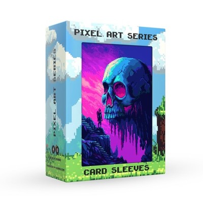 Pixel Art Series - 100ct TCG/MTG Textured Card Sleeves (Psychedelic Stairway)