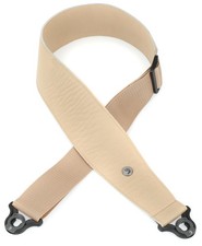 D'Addario Comfort Leather Auto Lock Guitar Strap - Tan