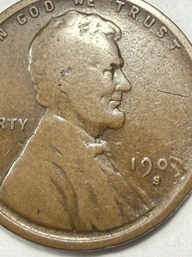 * 1909-S LINCOLN CENT- VG DETAILS (KEY DATE) FILL THAT TOUGH SPOT IN YOUR SET🔥*