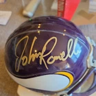 John Randle Auto Signed Mini Helmet PSA COA HOF Minn Vikings seahawks Nice sig