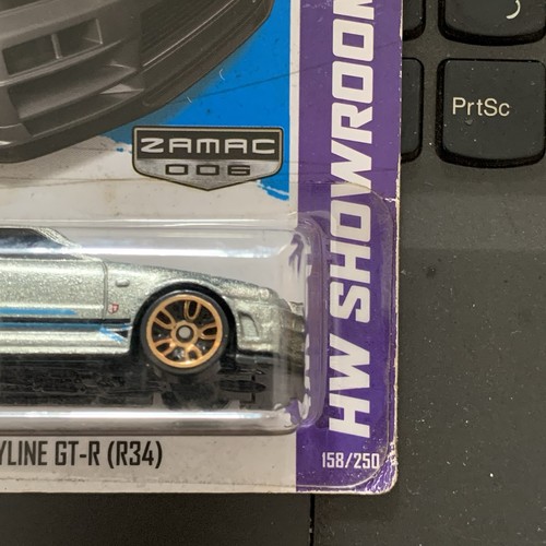 Hot Wheels Factory Sealed 2013 Zamac Nissan Skyline GT-R R34 HW Showroom Walmart - Picture 4 of 11