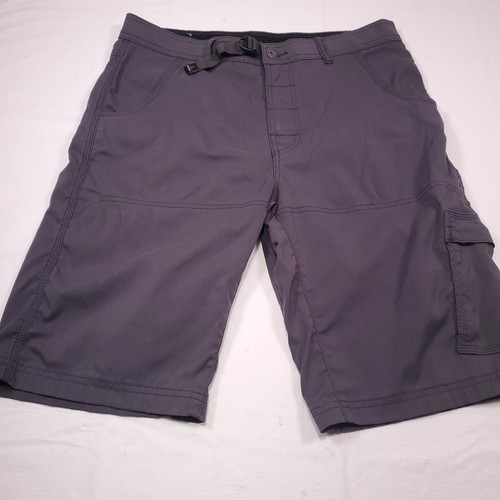 Prana Zion Mens Shorts Blue Gray 33 Outdoor Hiking Mountain Climbing Nature - Picture 16 of 18
