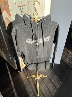 Vintage Y2K Quicksilver Hoodie Black Size L