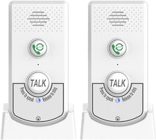 2 Pack Intercoms Wireless for Home Voice Bidirectional Caller Home Ultra Long Di