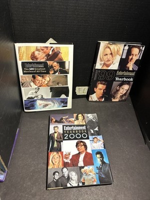 Entertainment Weekly Books Lot Yearbook 1999 2000 100 Greatest Movies #F1