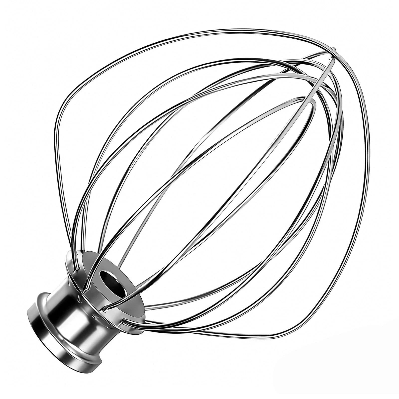 KN256WW Stainless Steel 6-Wire Mixer, for Kitchenaid Whisk Attachment, with 5...