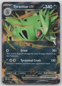 Pokemon Card Tyranitar ex Double Rare SV: Prismatic Evolutions 064/131 NM
