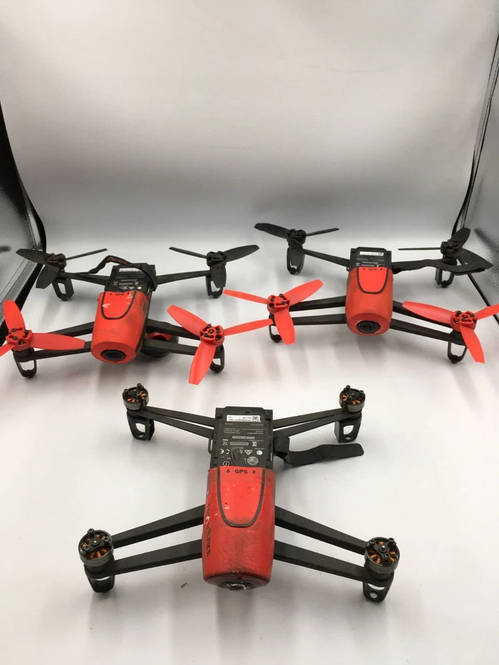 Lot of 3 Parrot Bebop Drone Quadcopter Broken Parts Only Motherboard Included RS - Image 3 of 4