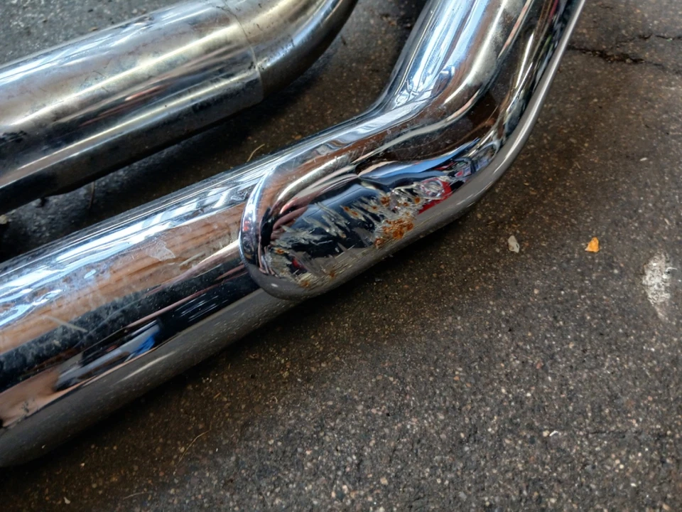 Yamaha V Star 1100 XVS1100 2007 tubo de escape silenciadores de repuesto Foto 4 de 4