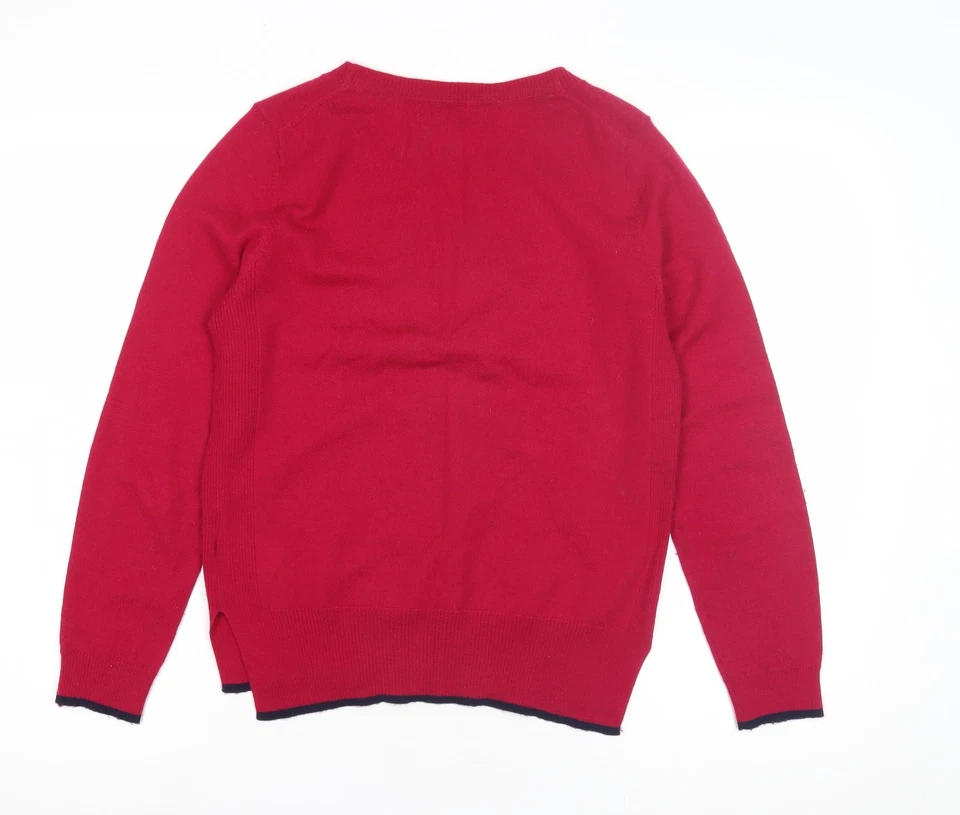 Jersey de lana merino rojo para mujer Ellen Tracy M Foto 2 de 4